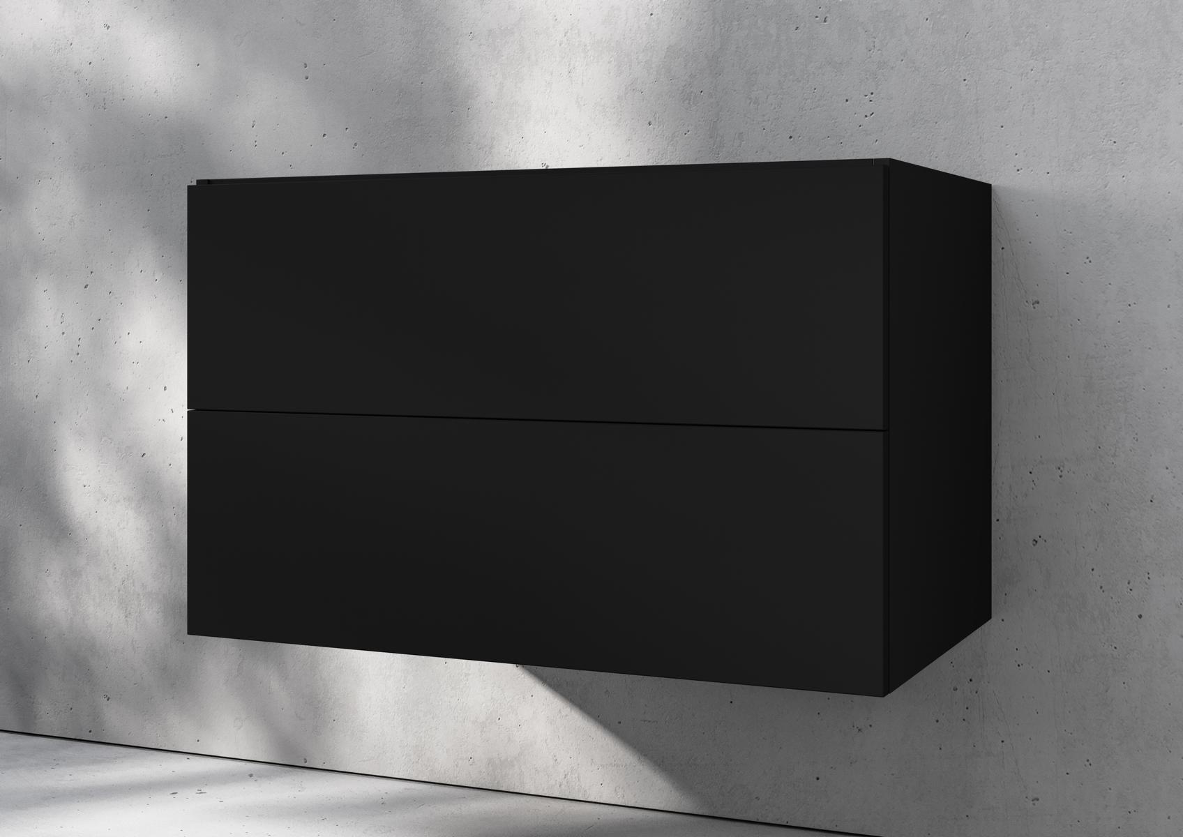 Schwarz Matt Lack (Anti-Finger-Print)
