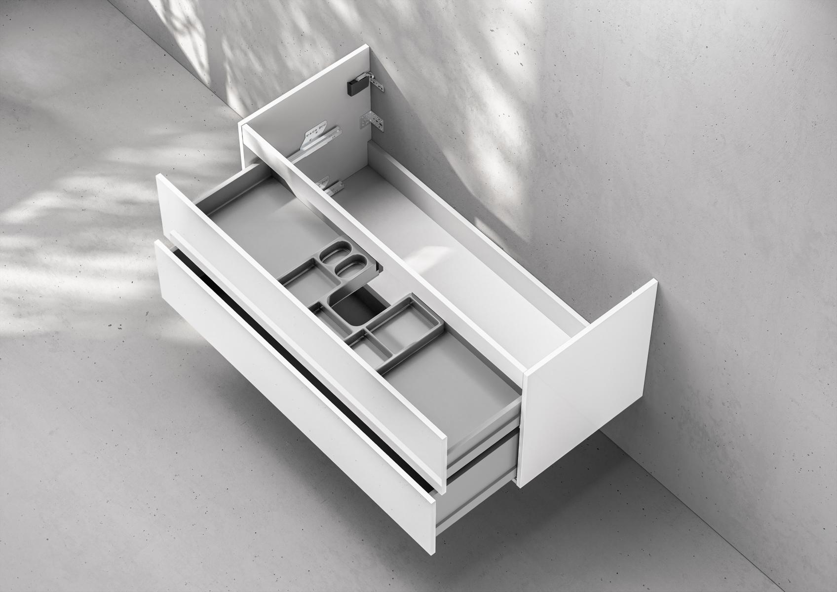 Unterschrank Intarbad Premium+ als Zubehör für Waschtisch Geberit iCon 120cm