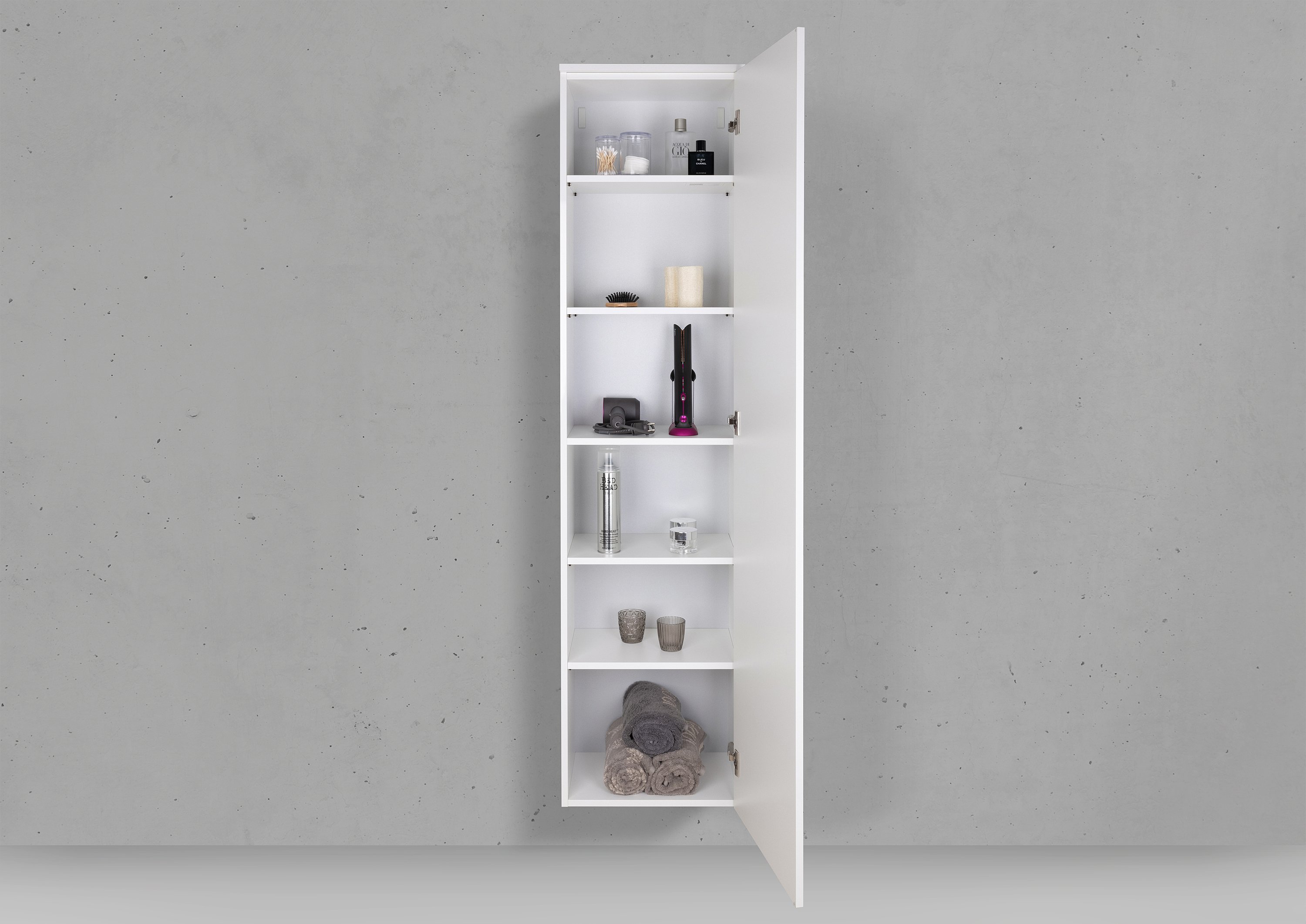 Seitenschrank/Hochschrank nach Maß 1 Türig ohne Griff - Push to Open