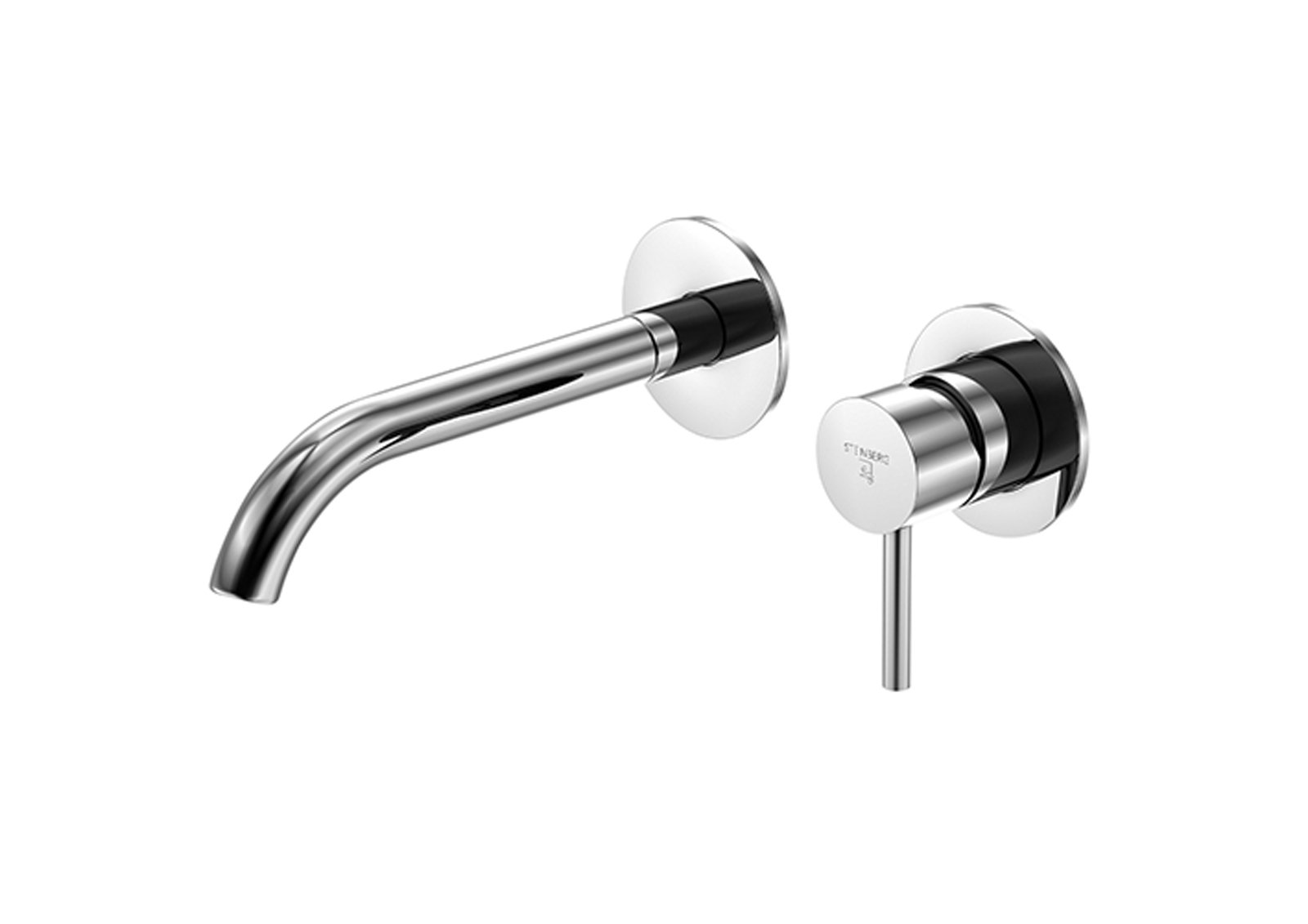 Steinberg Serie 100 Waschtisch-Wand-Einhebelmischer 195 mm Ausladung