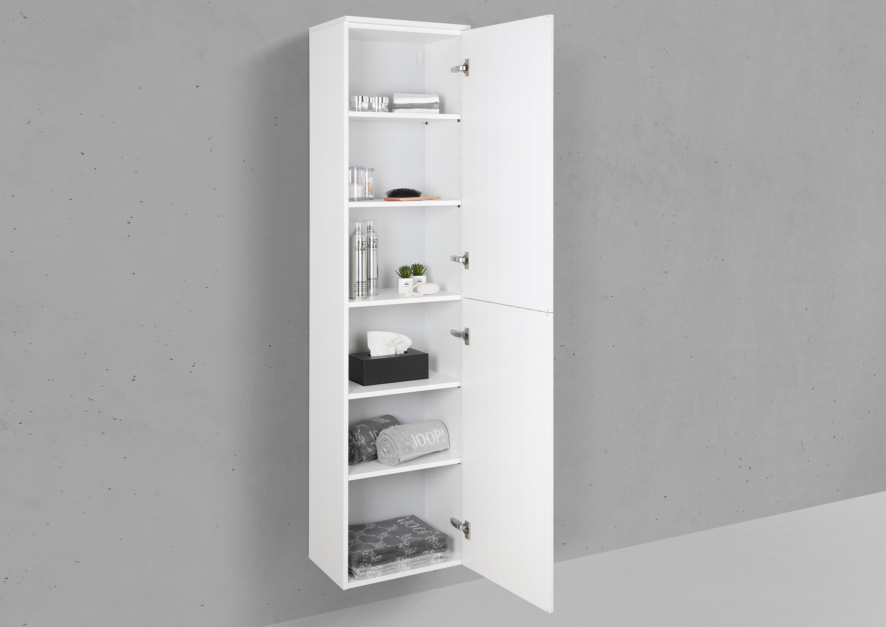 Seitenschrank/Hochschrank nach Maß 2 Türig ohne Griff - Push to Open