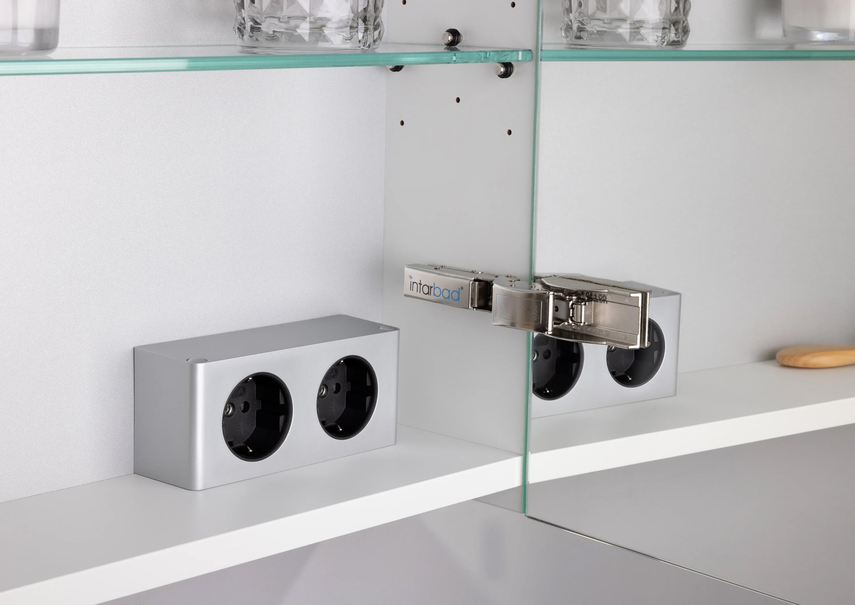 Spiegelschrank 60 cm 2 Türig ohne Beleuchtung