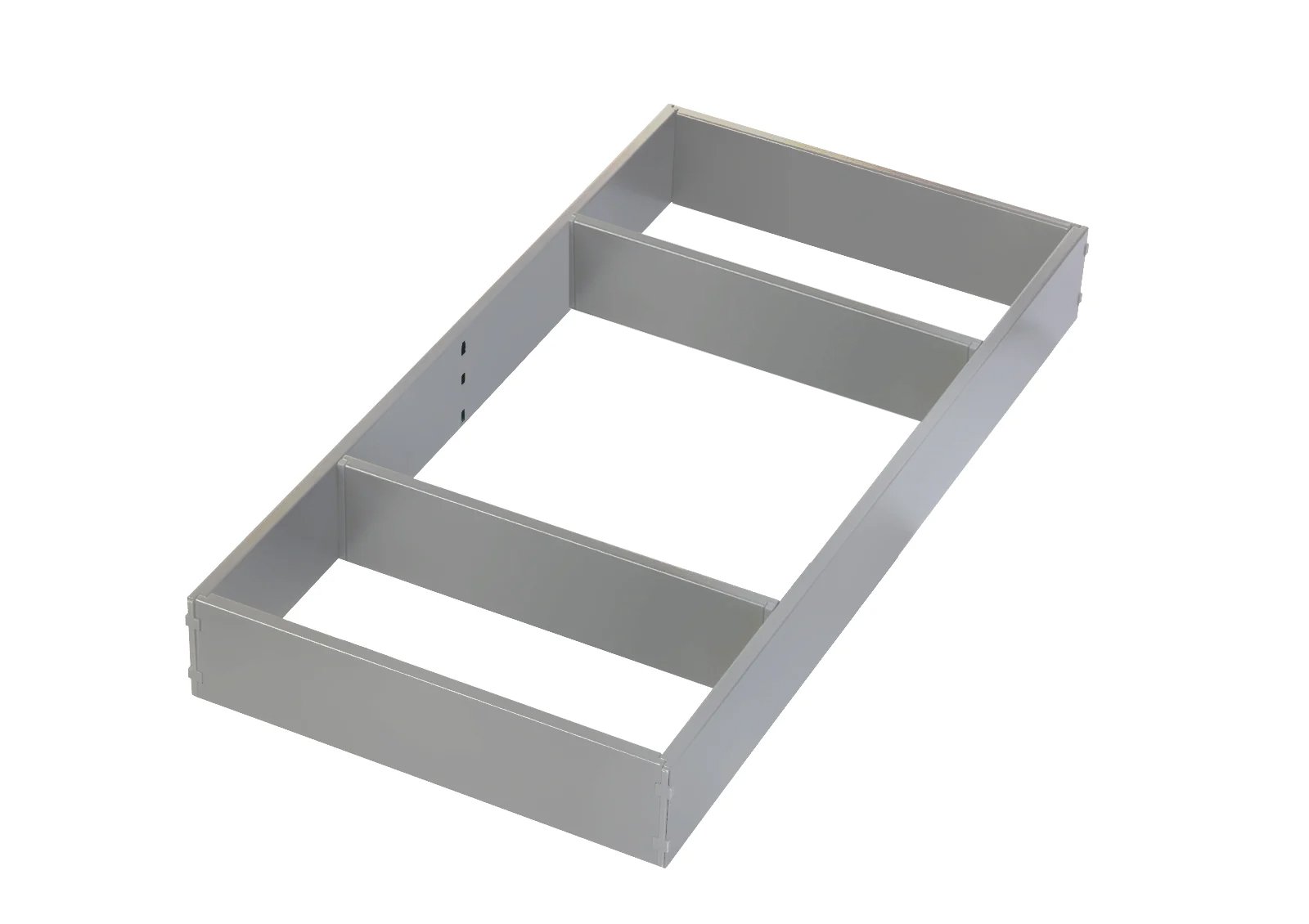 Auszugseinteilung Tavinea Sorto, Farbe: Silber, Breite 186 mm, Tiefe 350 mm