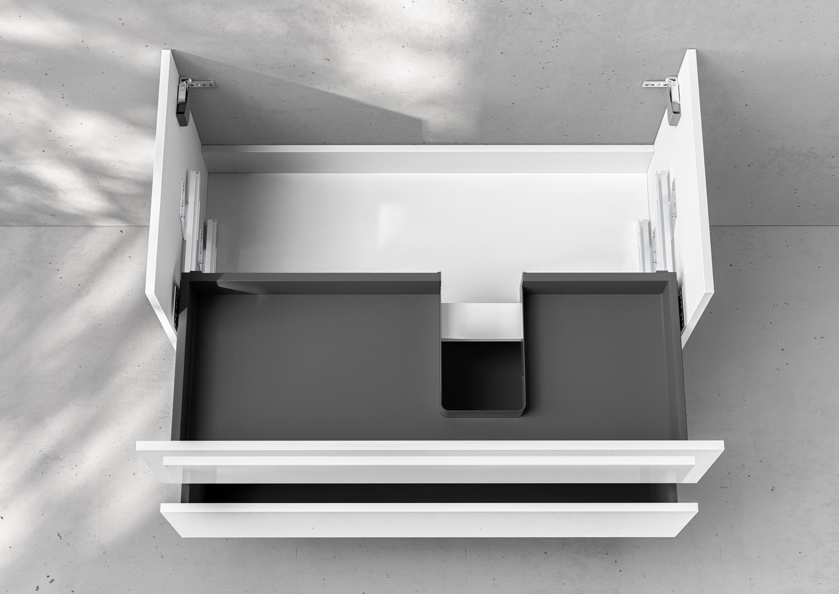 Unterschrank Intarbad Deluxe Zubehör für Waschtisch Villeroy & Boch Venticello 100cm Ablage links