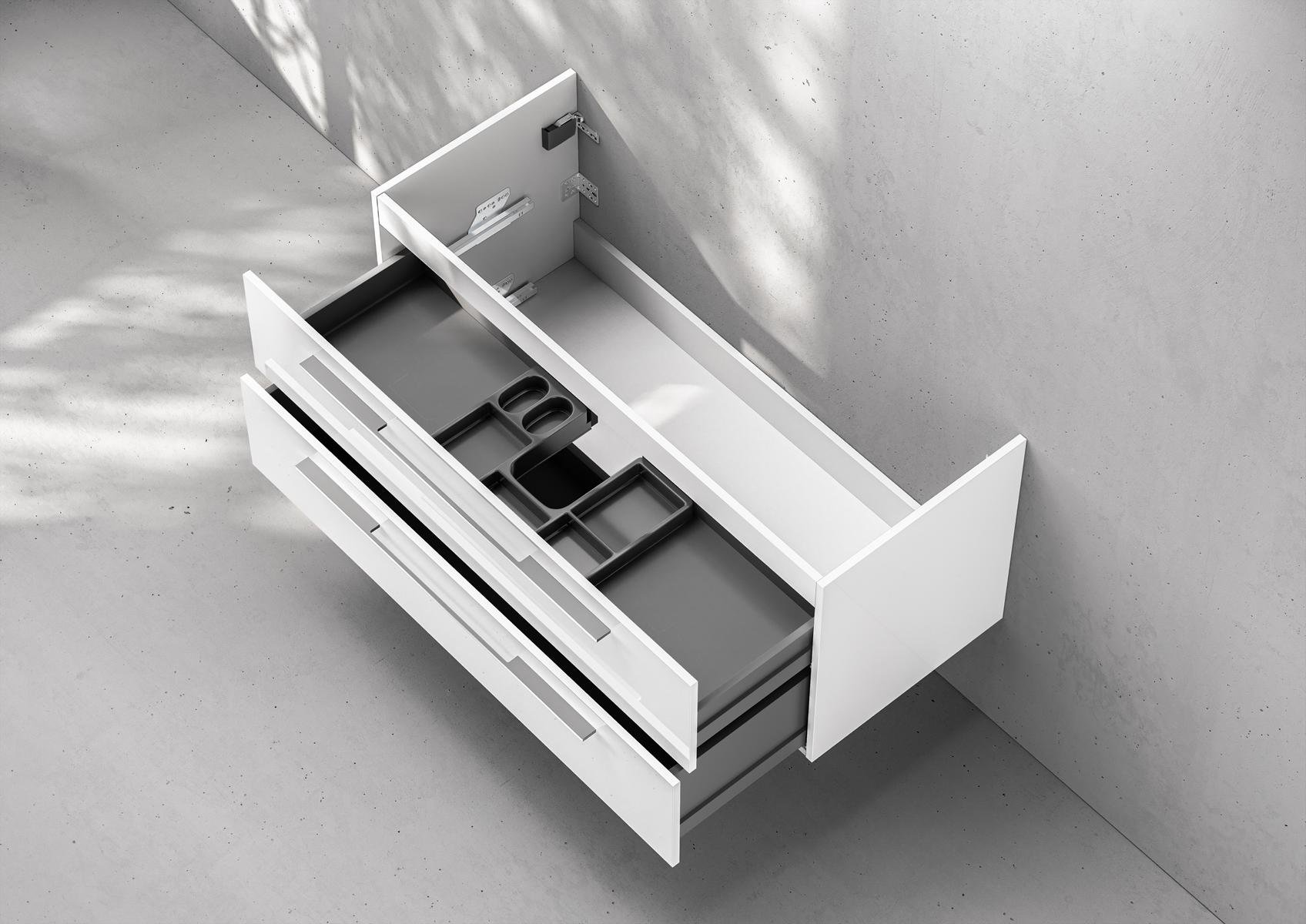 Unterschrank Intarbad Deluxe+ als Zubehör für Waschtisch Geberit iCon 120cm