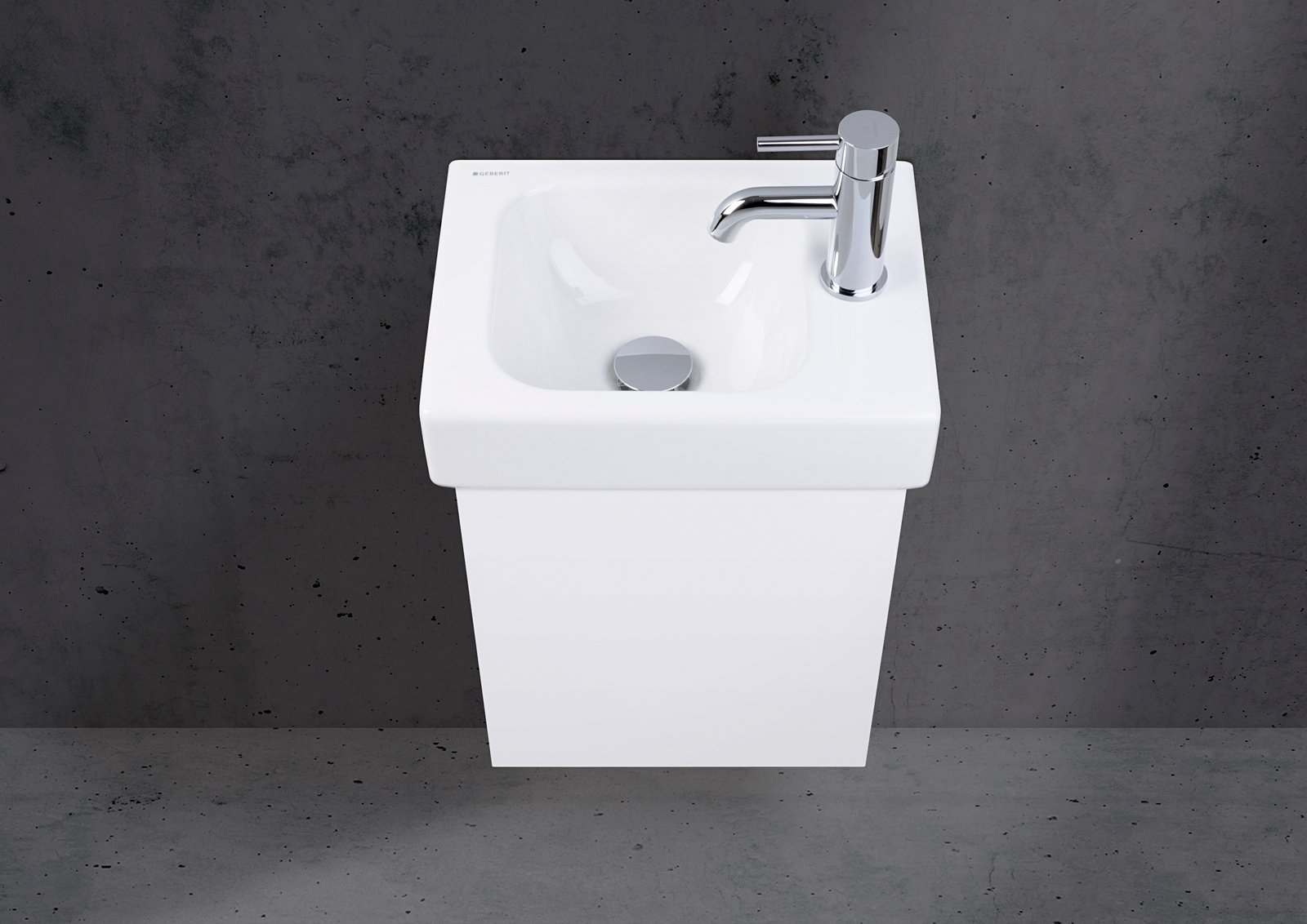 Unterschrank Intarbad als Zubehör für Waschtisch Geberit iCon XS 38 cm
