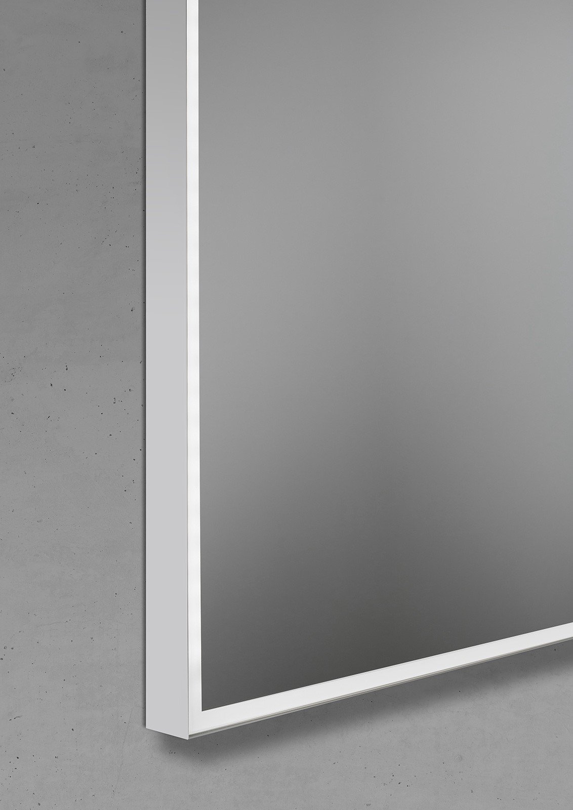Badspiegel mit LED-Beleuchtung 90x70cm Lichtspiegel mit Memory-Funktion