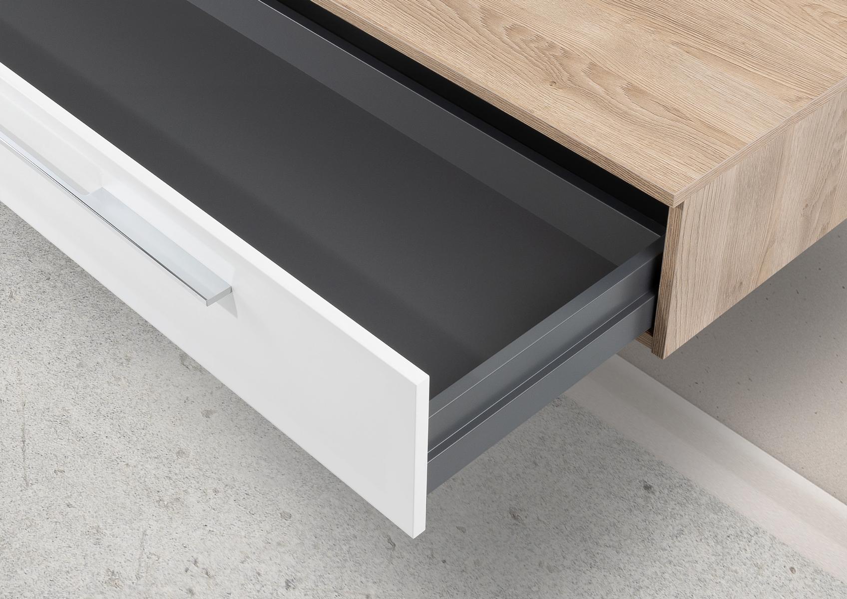 Sideboard / Kommode nach Maß mit 1 Auszug und Softclose