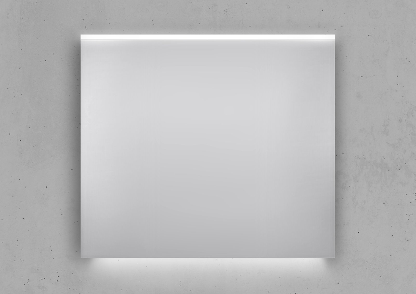Design Badmöbel 70 cm Waschtisch mit Unterschrank und Lichtspiegel LED