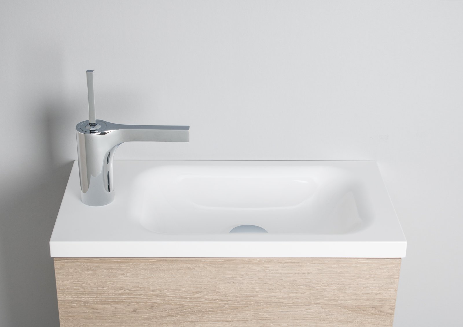 Gäste WC Badmöbel Rimini, Gäste Waschplatz 50 cm