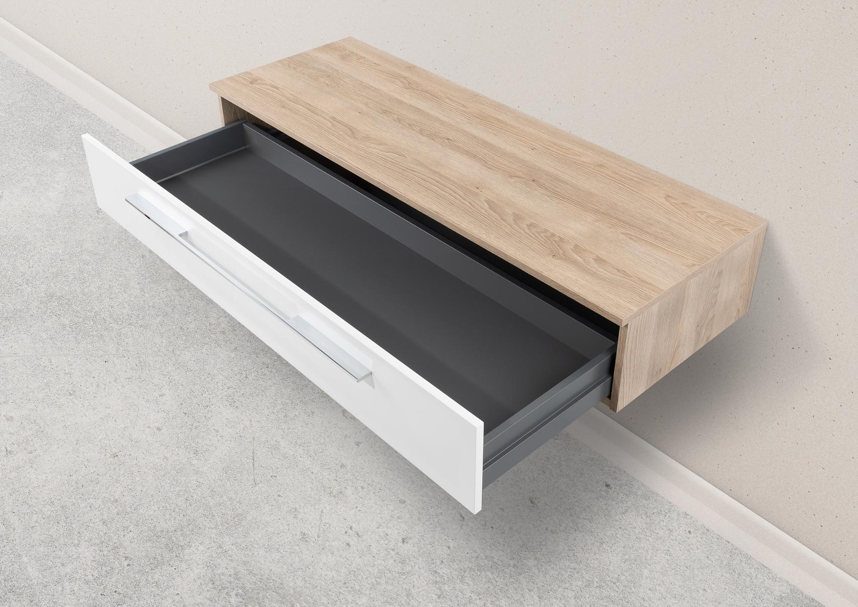 Sideboard / Kommode nach Maß mit 1 Auszug und Softclose