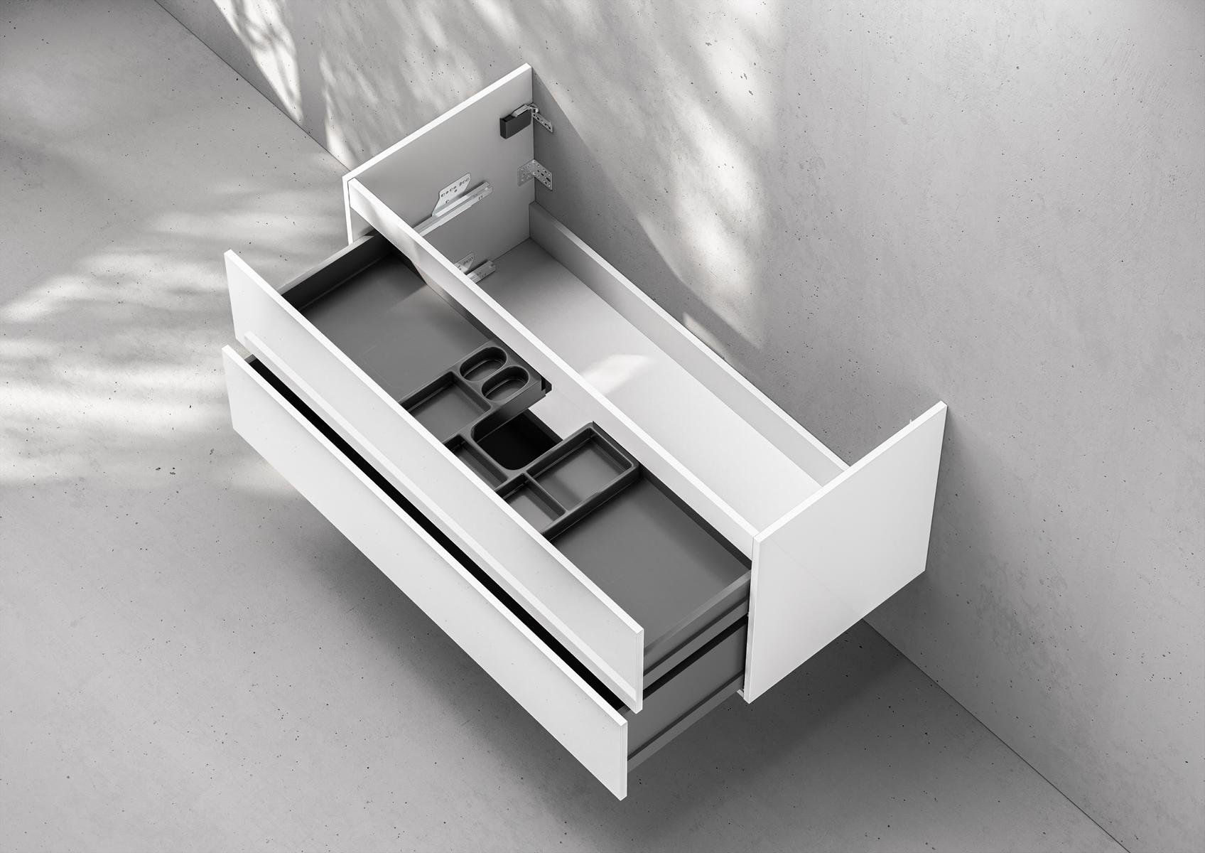 Unterschrank Intarbad Deluxe+ als Zubehör für Waschtisch Geberit iCon 120cm