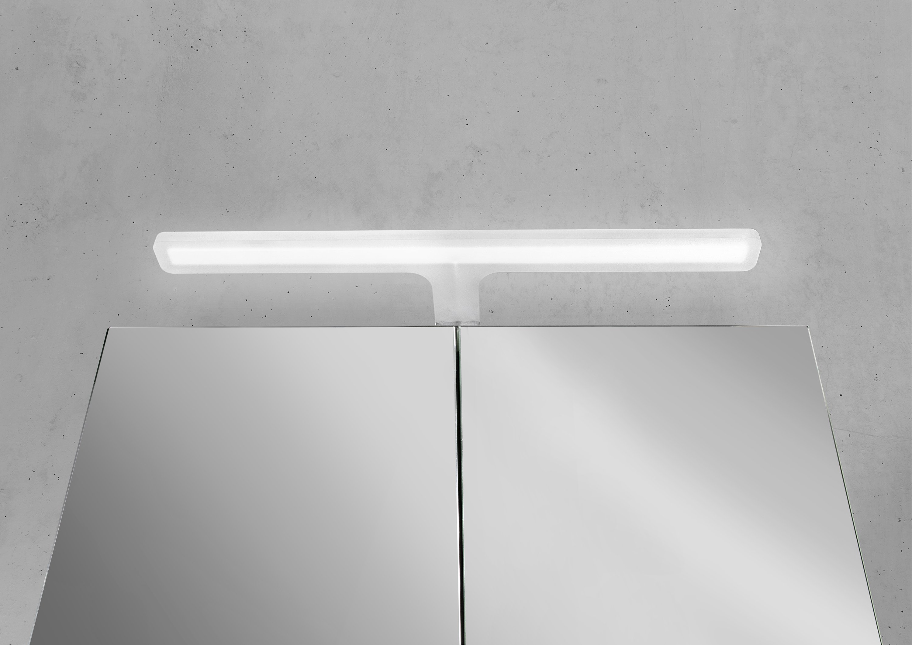 Spiegelschrank 140 cm 2x MULTI LED Acryl Beleuchtung Doppelspiegeltüren
