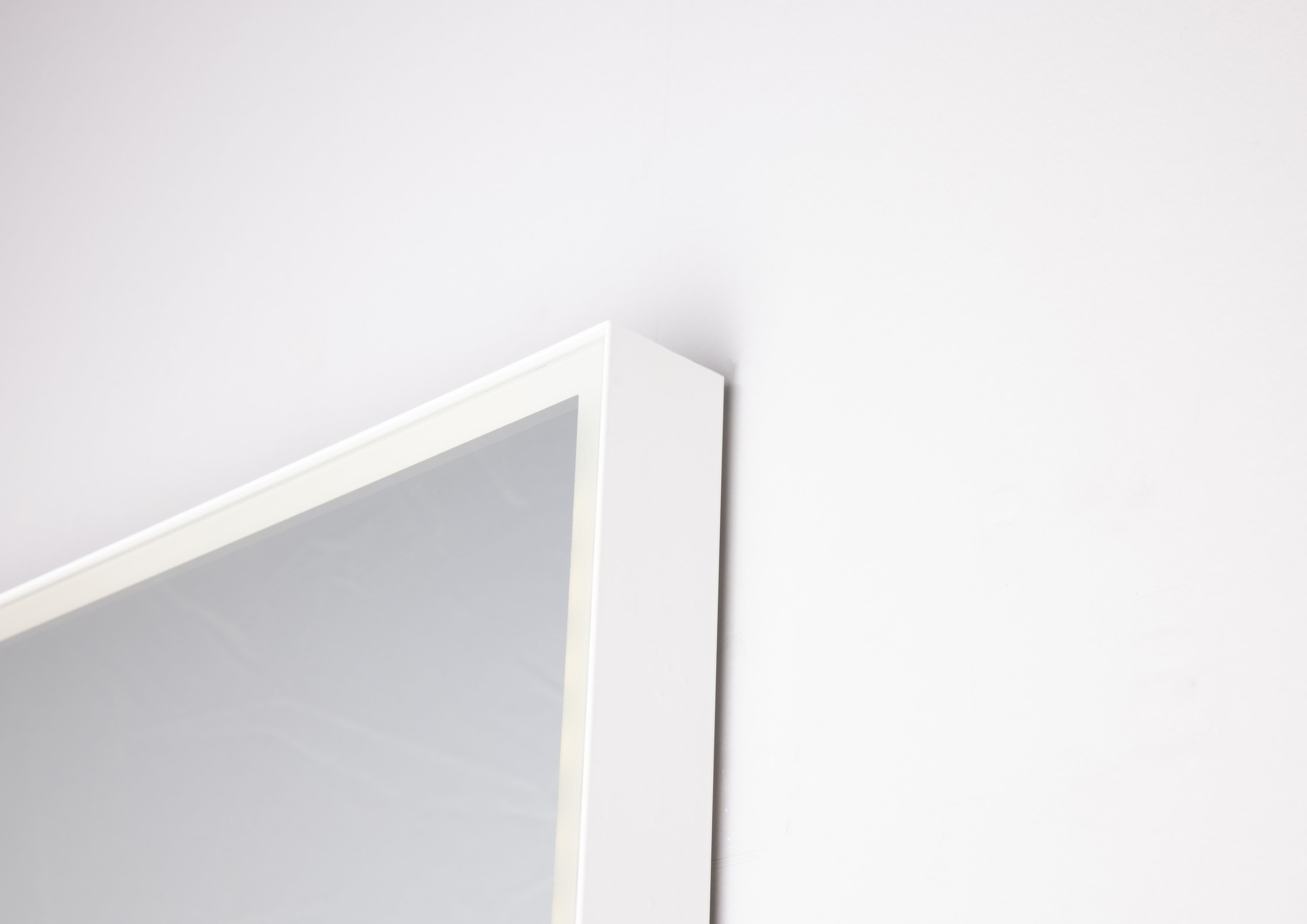 Badmöbel Set Intarbad CUBO 120 cm Doppelwaschbecken, Unterschrank und Led Spiegel Multilight