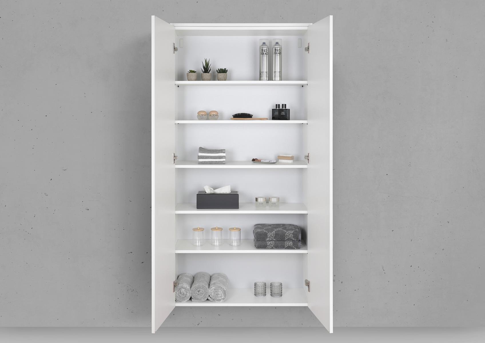 Seitenschrank/Hochschrank nach Maß 1x Doppeltür – Grifflos/ Push to Open