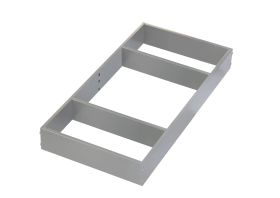 Auszugseinteilung Tavinea Sorto, Farbe: Silber, Breite 186 mm, Tiefe 350 mm Auszugseinteilung Tavinea Sorto, Farbe: Silber, Breite 186 mm, Tiefe 350 mm