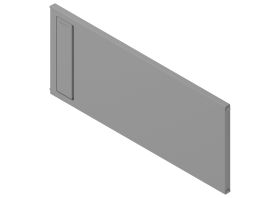 Trenner zu Magnetrahmen Ambia-Line - 235x100mm - Farbe Indiumgrau Trenner zu Magnetrahmen Ambia-Line - 235x100mm - Farbe Indiumgrau